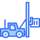 Free Reach Stacker Lift Container Icon