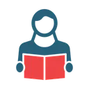 Free Reading Book Education Icon