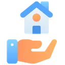 Free Real Estate Hand Insurance Investment Icon