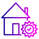 Free House Verify Home Icon