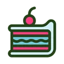 Free Rebanada de pastel  Icon