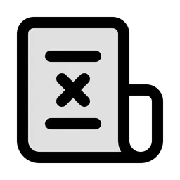 Free Receipt  Icon