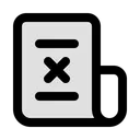 Free Receipt Pricelist Bill Icon