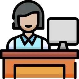 Free Receptionist  Icon