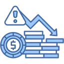 Free Recession Economic Downturn Crisis Icon