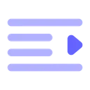 Free Rechtseinzug Rechtsausrichtung Ausrichtung Symbol