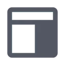 Free Rechter Bereich Weblayout Layout Symbol