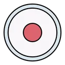 Free Record Dot Button Icon