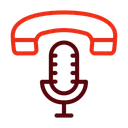 Free Recorded Call Recording Talk Icon
