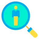 Free Searching For Employee Finding Employee Vacancy Icon