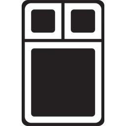 Free Rectangular partition plate  Icon
