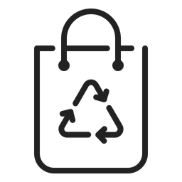 Free Recyclable bag  Icon