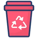 Free Recycle Bin Waste Bin Recycle Trash Icon