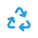 Free Recycle Bin Triangle Icon