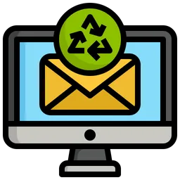 Free Recycle Email  Icon