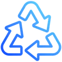 Free Recycle Triangle Arrow Logistics Delivery Icon