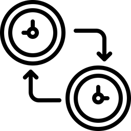 Free Recycle time  Icon