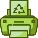 Free Recycled Paper Printer Print Icon