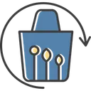 Free Recycling Bag Bag Garbage Icon