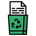 Free Recycling-Datei  Symbol