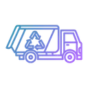 Free Recycling Truck Garbage Truck Truck Icon