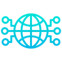 Free Red Global Global Red Artificial Icono