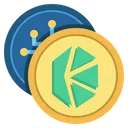 Free Red Kyber Knc Moneda Icon