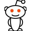 Free Reddit Alien Logo Icon