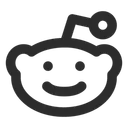 Free Reddit Social Media Logo Icon