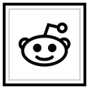 Free Reddit Social Media Icon