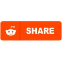 Free Reddit Share Button Reddit Reddit Button Icon