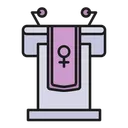 Free Feminismus Politik Konferenz Symbol