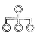 Free Rede Estrutura Wireframe Ícone