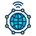 Free Rede Inteligente Automacao Internet Das Coisas Ícone