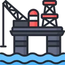 Free Refinery Petrochemicals Oil Rig Icon