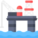 Free Refinery Petrochemicals Oil Rig Icon