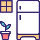 Free Refrigerator Fridge Freezer Icon