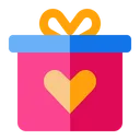 Free Caja De Regalo Amor Corazon Icono