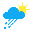 Free Sonne Regen Atmosphare Klima Zunehmende Wolken Wettervorhersage Symbol