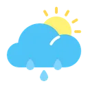 Free Regnerisch Wetter Wettervorhersage Icon