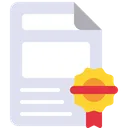 Free Registered Document Contract Paper Icon