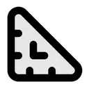 Free Regla triangular  Icon