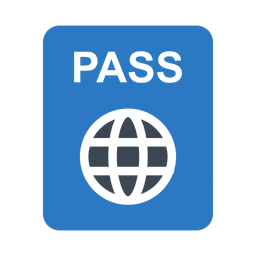 Free Reisepass  Symbol