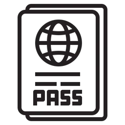 Free Reisepass  Symbol