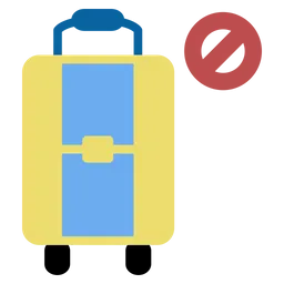 Free Vermeidung von Reisen  Symbol