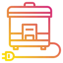 Free Reiskocher Elektrisch Ausrustung Symbol