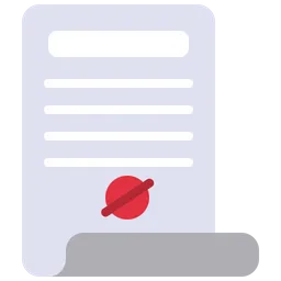 Free Rejected document  Icon