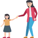Free Madre Hija Madre Hijo Amor De Madre Icono