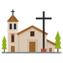 Free Christian House Church Religious Building Icon