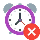 Free Alarm Clock Close Icon
